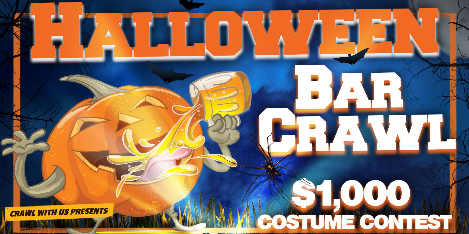 The 4th Annual Halloween Bar Crawl - Minneapolis promotional image