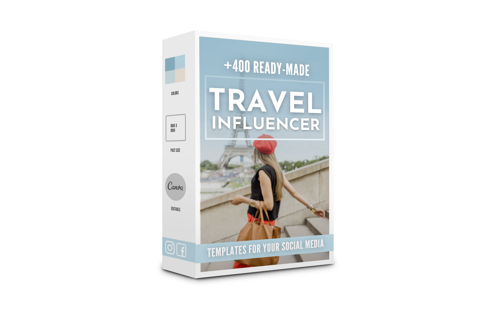 400 Travel Influencer Templates For Social Media Social Media Calendar