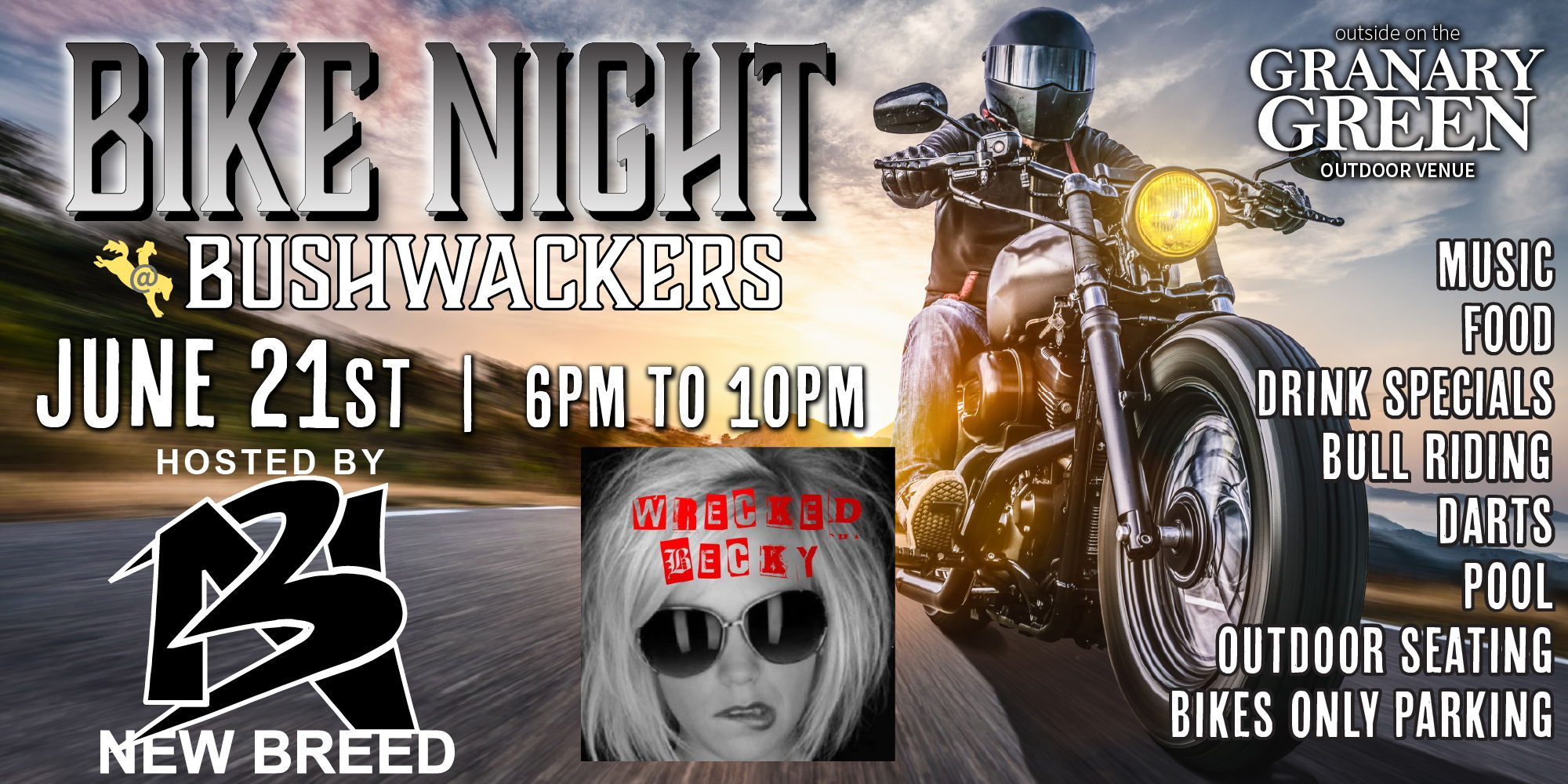 Bike Night @ Bushwackers promotional image