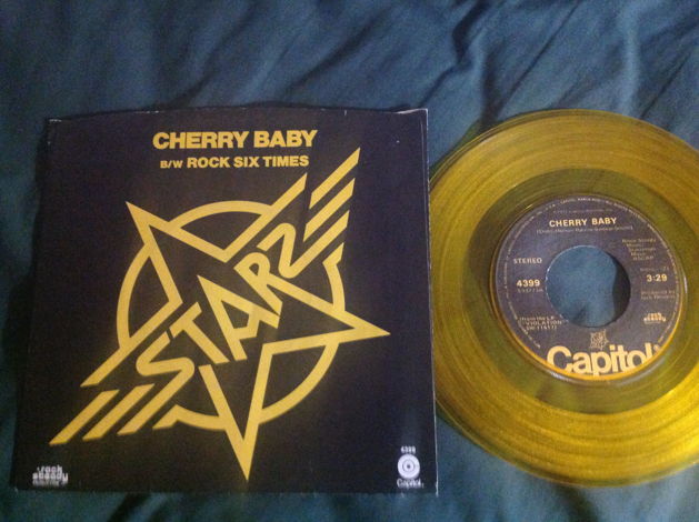 Starz - Cherry Baby Capitol Records Gold Vinyl 45 With ...