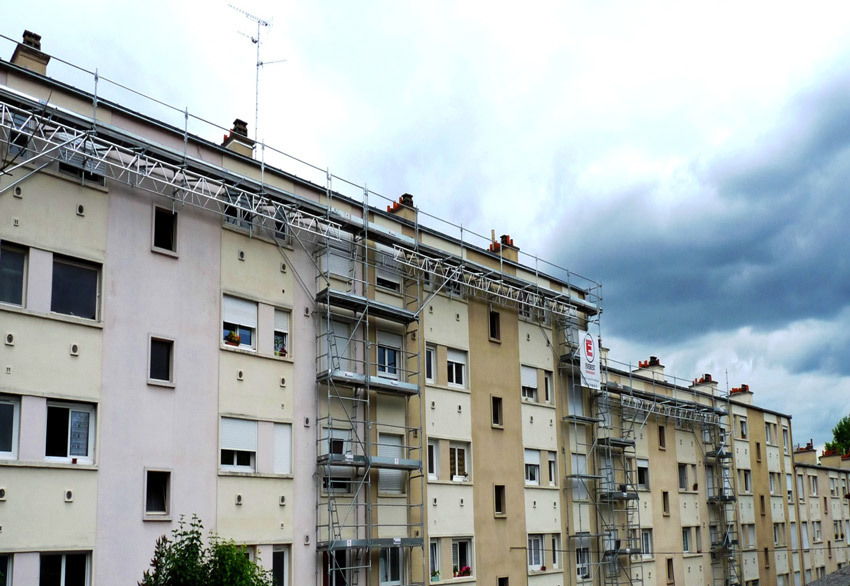Chantier échafaudage EVEREST — Ref 05