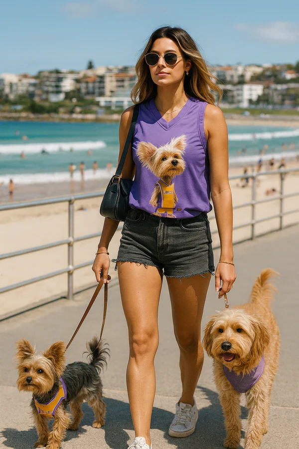 Purple Yorkshire Terrier Jersey