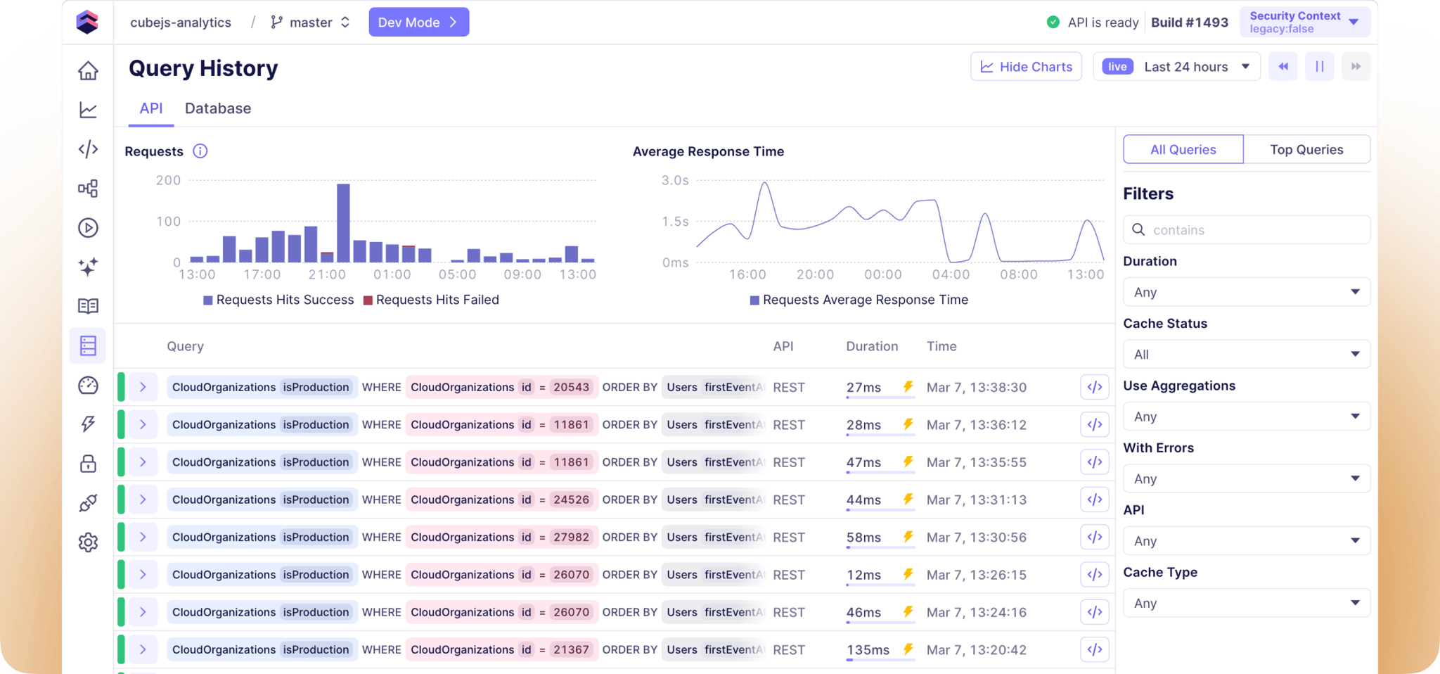 Query History