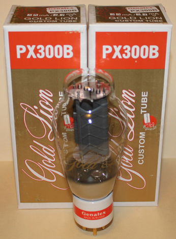 Genelax Gold Lion PX300B 300B tubes, brand new matched ...