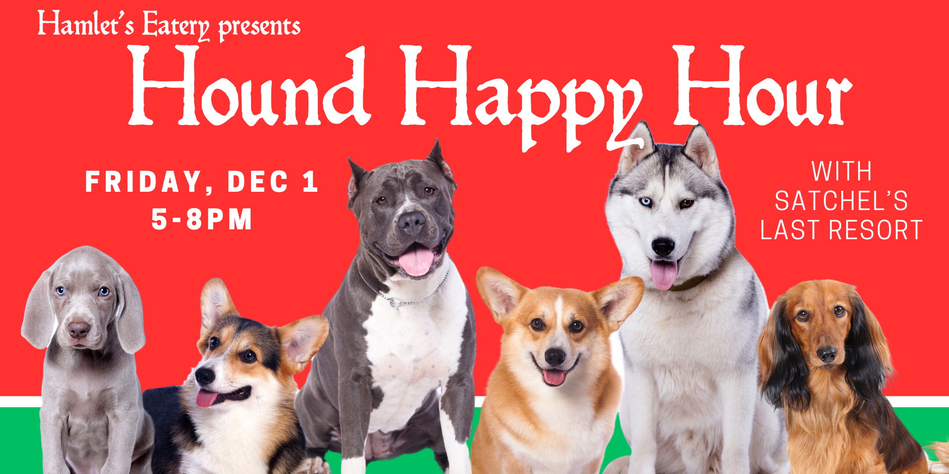 Hound Happy Hour & Holiday Shopping promotional image