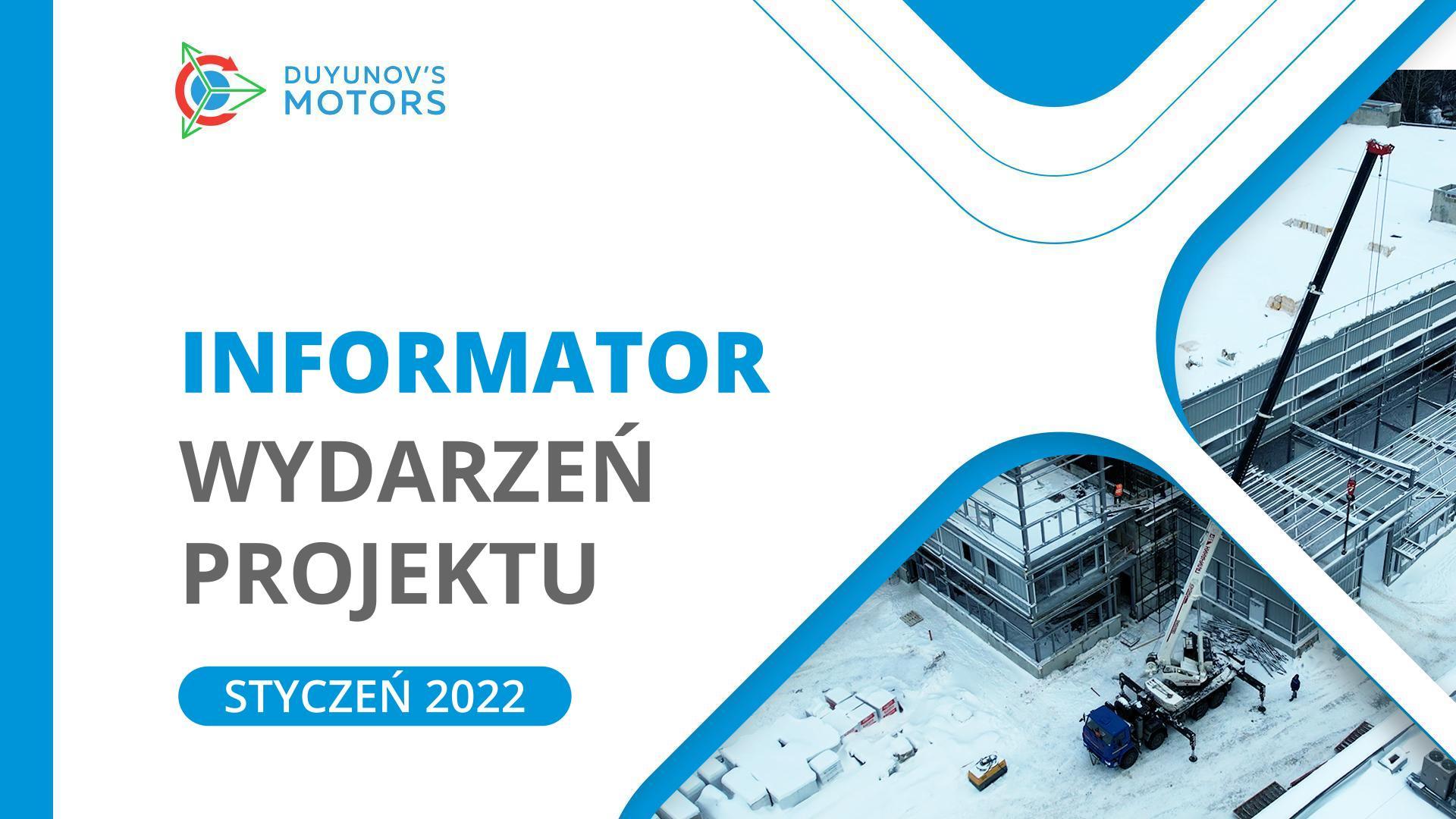 Informator styczniowy: przegląd najważniejszych wydarzeń projektu Silniki Duyunova