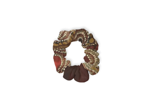 Boho Chic Scrunchie, Butterfly Print Polyester Hair Tie