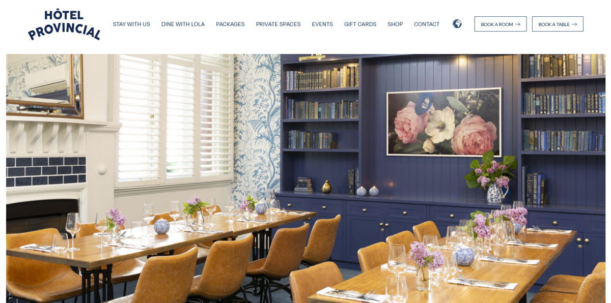 Screenshot of The Provincial Hotel Ballarat , from the hotel websites collection.