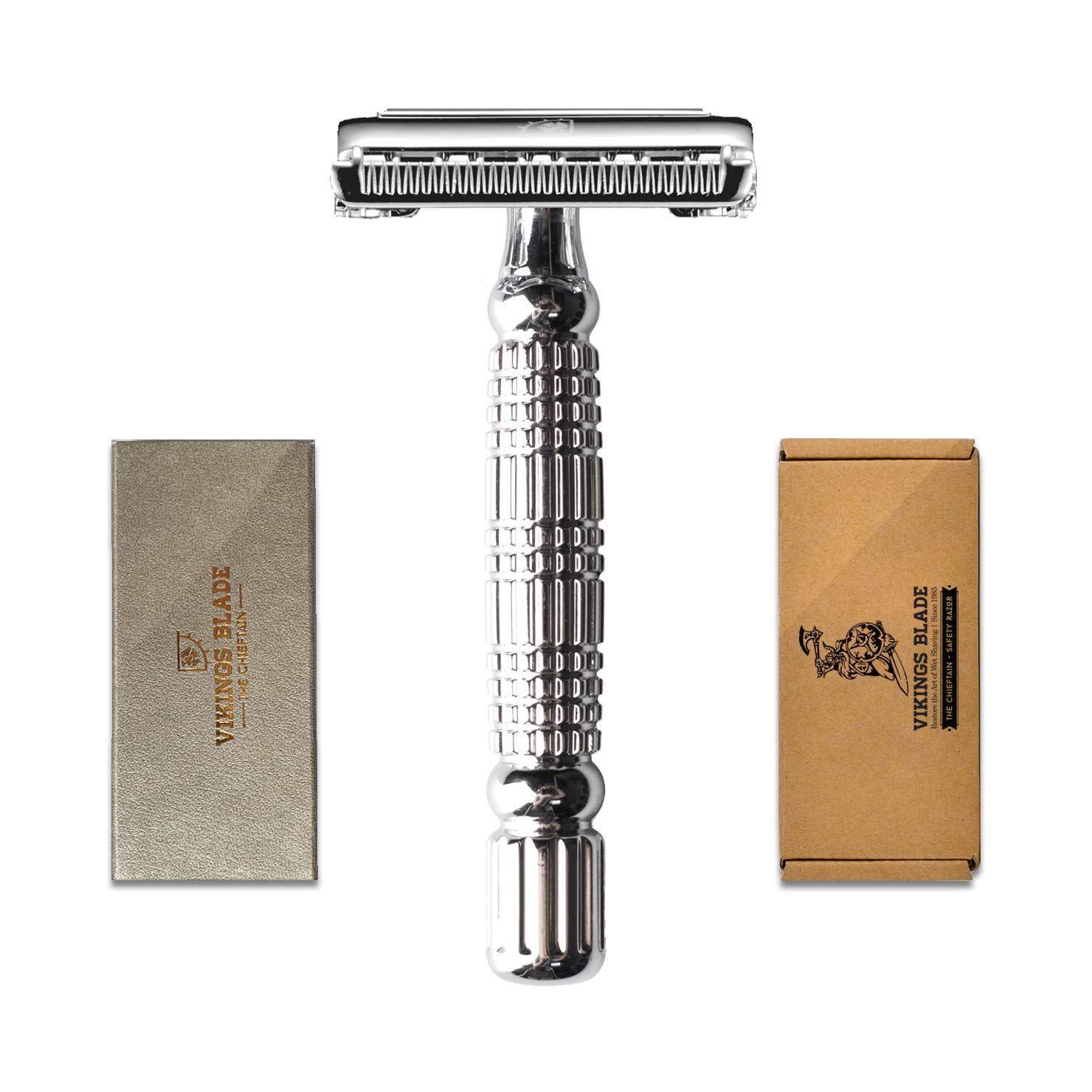 Vikings Blade The Chieftain Double Edge Safety Razor Vs Equinox