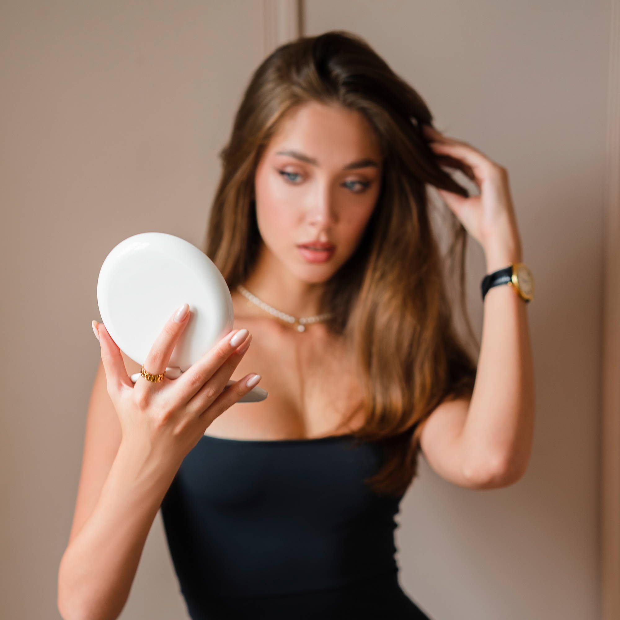 ilios lighting lighted compact mirror 10x magnified