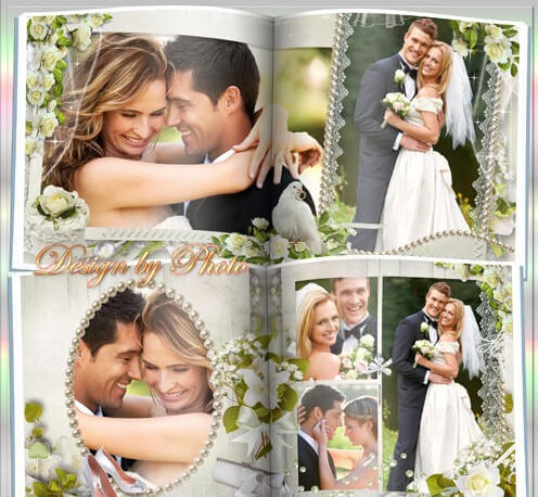 Фотокнига, задувка и обложка на DVD диск "Наша свадьба"