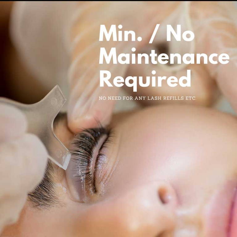 minimum maintenance for lash lift 