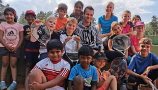 tennisjessen kindergeburtstag spielfeld kinder gruppe
