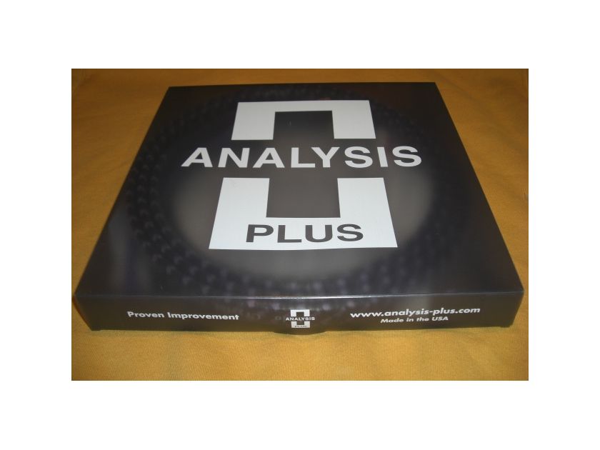 ANALYSIS PLUS SOLO CRYSTAL OVAL 8 BIWIRED *6 FOOT PAIR* W/SPADES NEW IN BOX