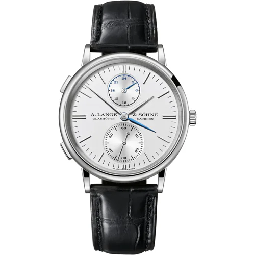 A. Lange & Söhne Saxonia Dual Time White Gold