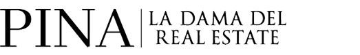 Pina "La Dama del Real Estate" Logo