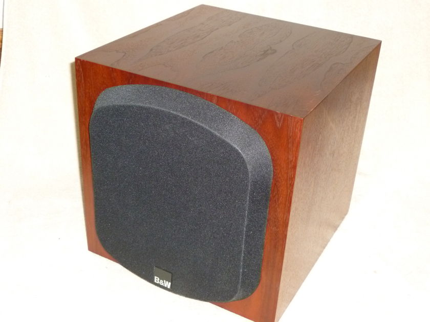 B&W Bowers and Wilkens ASW700 Powered Subwoofer Rosewood Finish