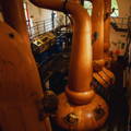 Alambics Pot Stills traditionnels en cuivre de la distillerie Tobermory sur l'île de Mull dans les Hébrides intérieures d'Ecosse