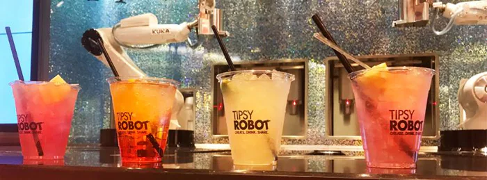 Tipsy Robot at Planet Hollywood