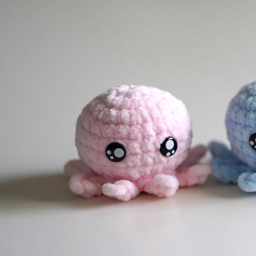 Polvo Squish Amigurumi Padrão Livre