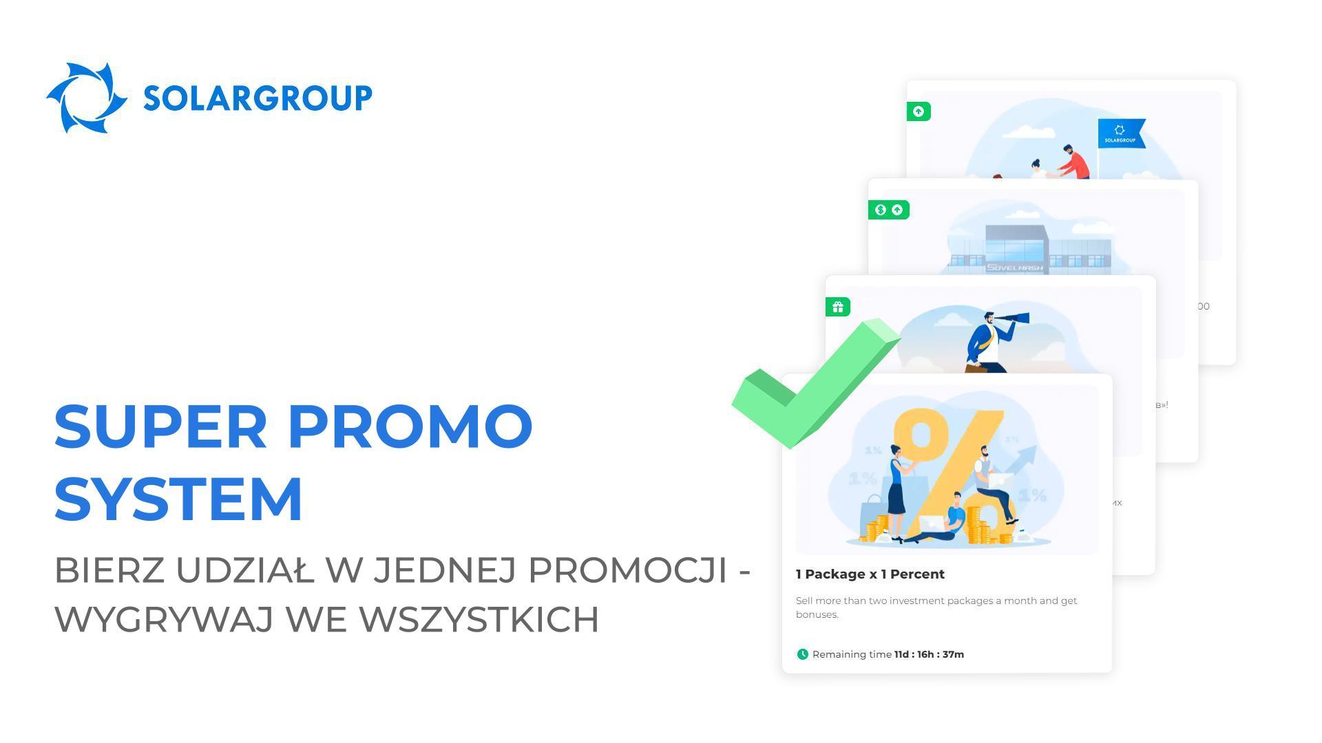 Super Promo System: bierz udział w jednej promocji - wygrywaj we wszystkich
