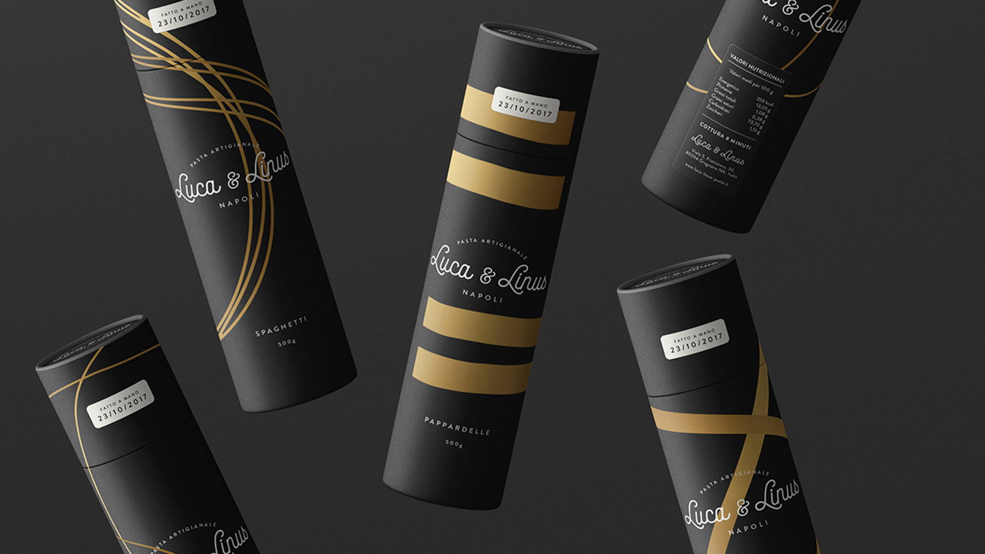 Featured image for Luca and Linus Is a Sleek Take on Pasta Packaging
