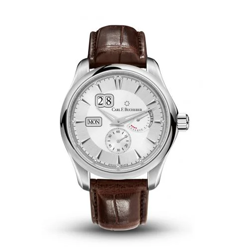 Manero PowerReserve Stainless Steel / Silver