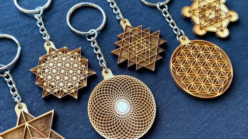 Laser Engraved Wood 01