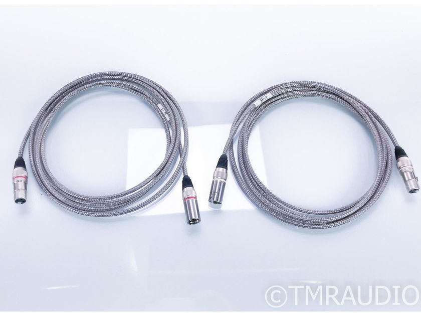 Cabledyne Vanguard Silver XLR Cables; 3m Pair Balanced Interconnects (16857)