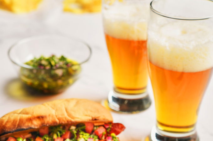 Hot-dogs argentins au chorizo (<i>choripan</i>)