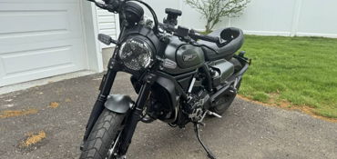 2021 DUCATI SCRAMBLER NIGHTSHIFT motorcycle for rent near Paramus, NJ