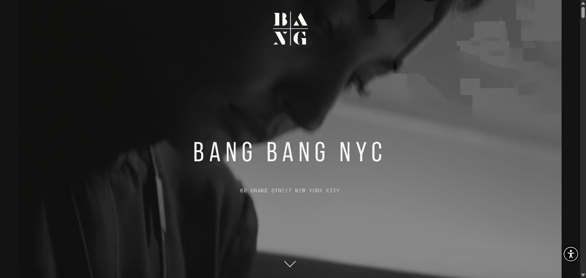Screenshot of Bang Bang Tattoo, from the tattoo websites collection.