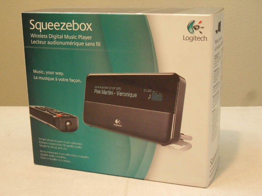 Logitech Squeezebox Classic Wi-Fi Internet Radio and Wireless Music Player NEW IN BOX