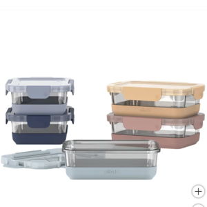 Ello 10-piece Glass Meal Prep Container Set