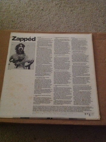 Various Frank Zappa - Zapped Bizarre Records Blue Label...