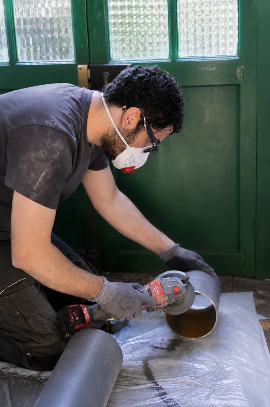 Façonnage du zinc au plus près de l'ouvrage — photo 3