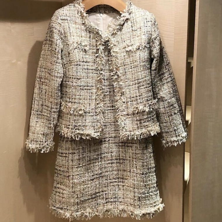 Elegant tweed set
