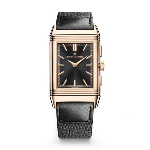 Reverso Tribute Chronograph Pink Gold / Black