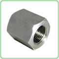 a close-up of a metal nut