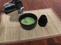 Add more water to matcha to taste