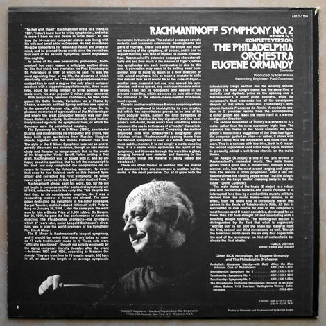 RCA/Ormandy/Rachmaninoff - Symphony No. 2 / NM