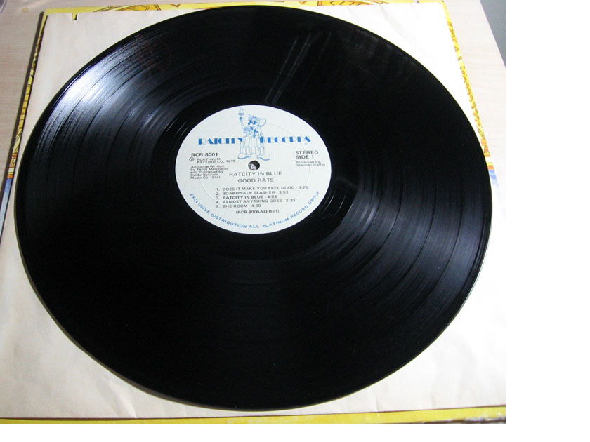 Good Rats - Ratcity In Blue - White Label Promo - Ratcity Records ‎RCR-8001