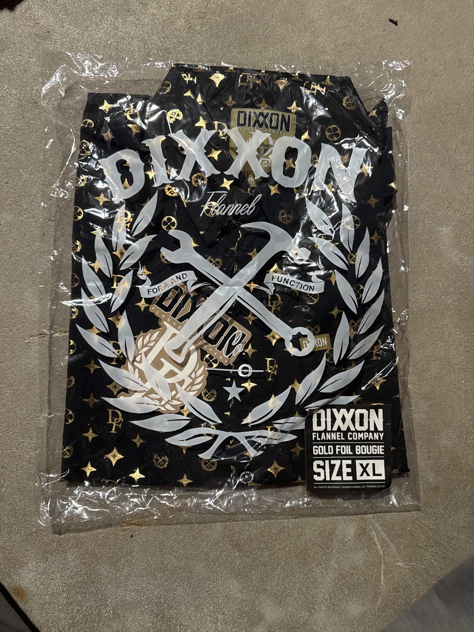 Men's Bougie Party Shirt - Black & Gold