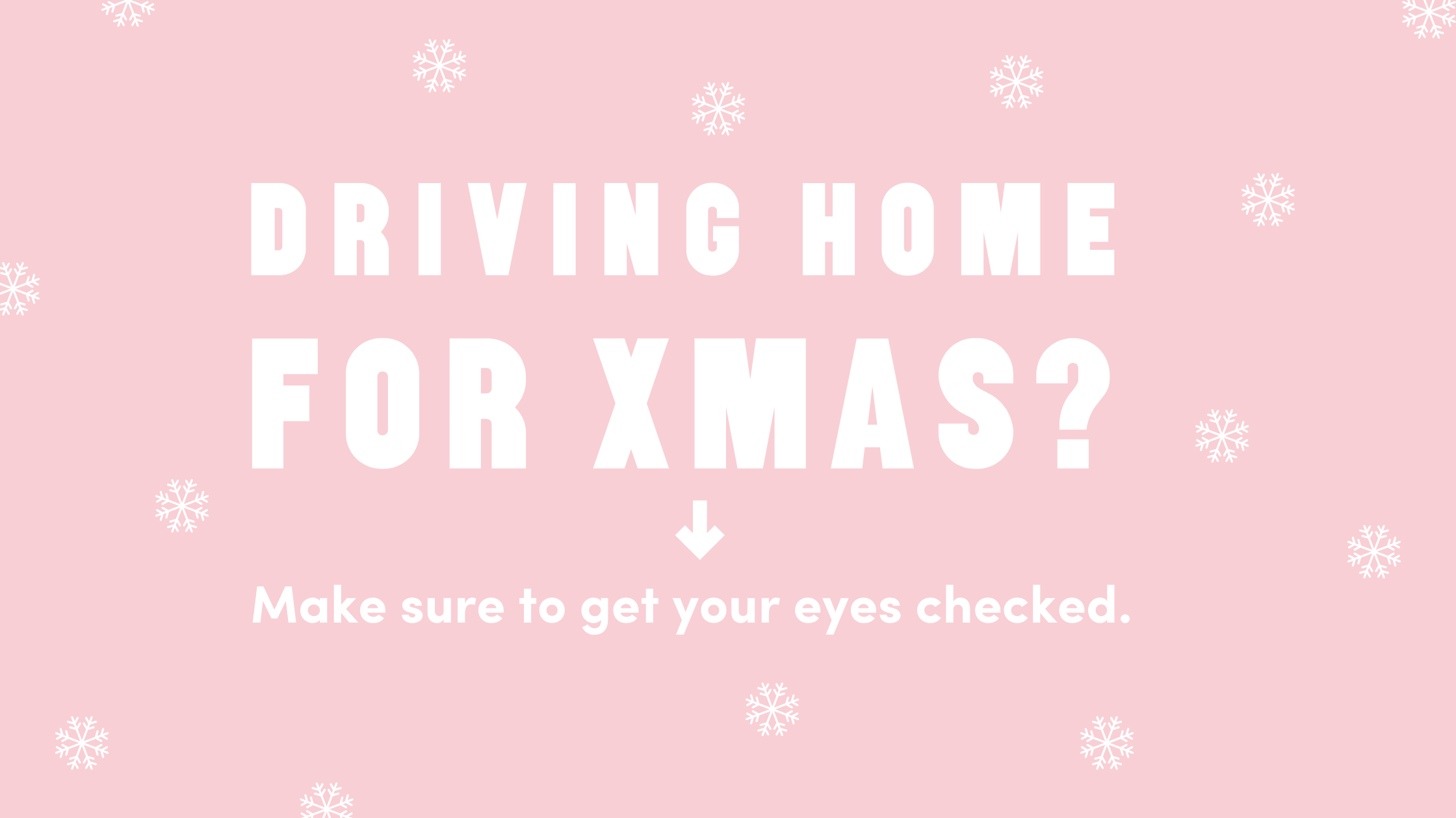 Driving Home for Xmas text