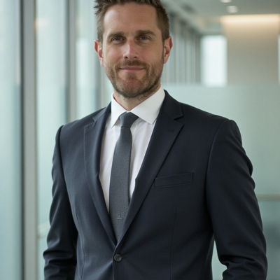 Photo generated by Secta Labs in style of Frosted Glass Executive Portraits