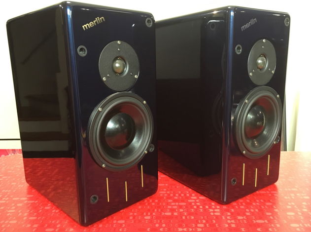 Merlin Music Systems TSM-MXe Black Ice Blue Monitors