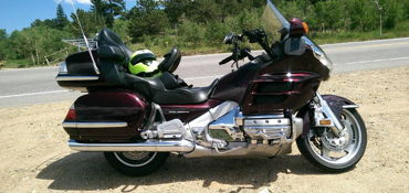 2008 HONDA GL18P GOLD WING AUDIO PKG motorcycle for rent near Centennial, CO
