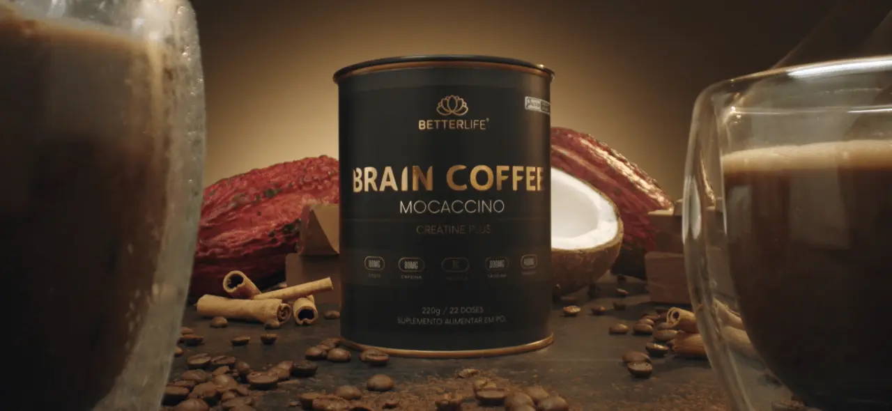 brain coffee mocaccino, café funcional, creatina