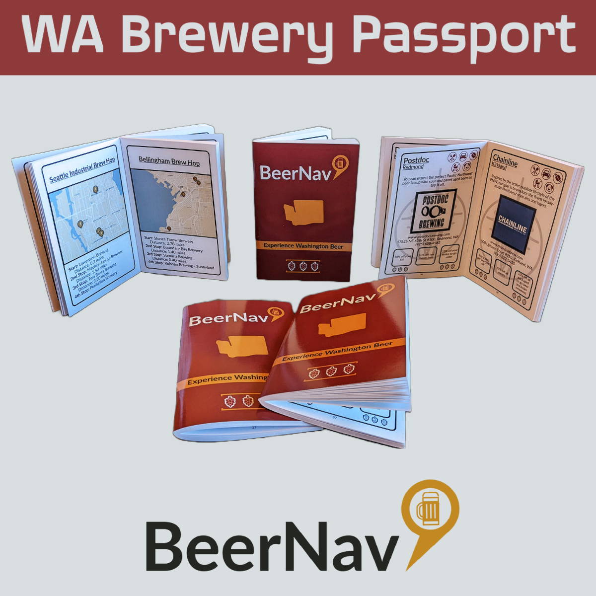 Beernav washington beer brewery passport