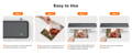 Durable stainless steel blades Bonsaii shredders are built to last with solid steel cutters, which can easily destroy paper as well as credit cards, clips, and staples to keep your different types of confidential information safe.